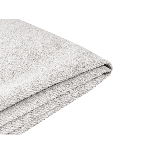 Cama sem cabeceira Tecido COUNTESS 160 x 200 cm Cinzento claro