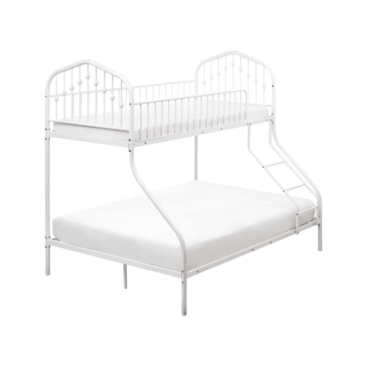 Beliche Metal CHAMONIX 90140 x 200 cm Branco Beliche Metal CHAMONIX 90140 x 200 cm Branco