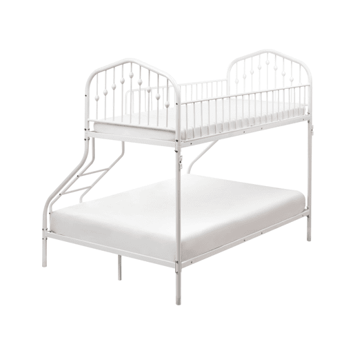 Beliche Metal CHAMONIX 90140 x 200 cm Branco Beliche Metal CHAMONIX 90140 x 200 cm Branco