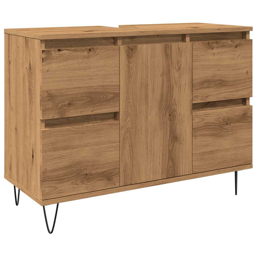 Armario De Baño 80 Roble Artisan