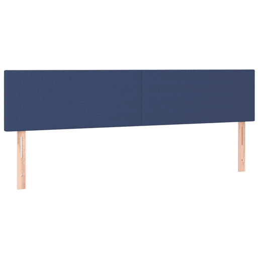 vidaXL Cabeceira de cama c luzes LED tecido 180x5x7888 cm azul vidaXL Cabeceira de cama c luzes LED tecido 180x5x7888 cm azul