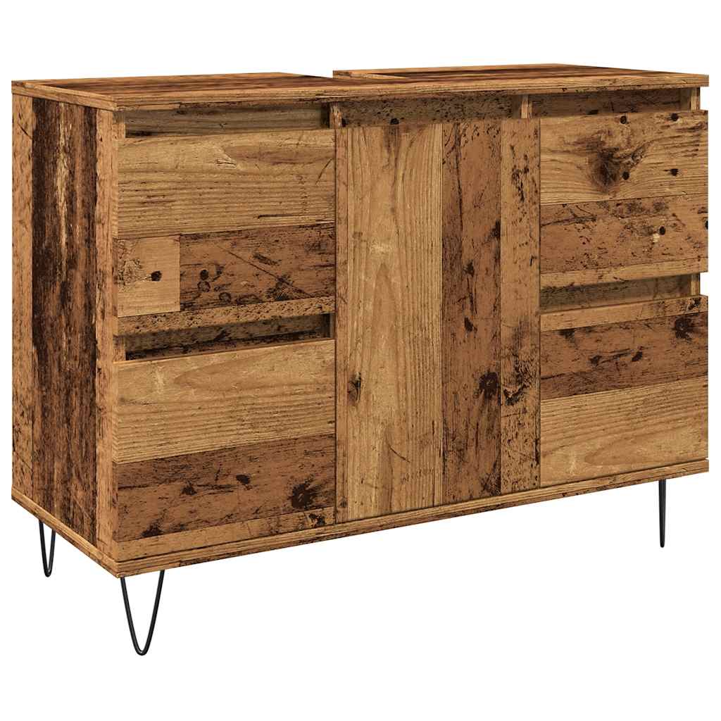 Armario De Baño 80 Madera