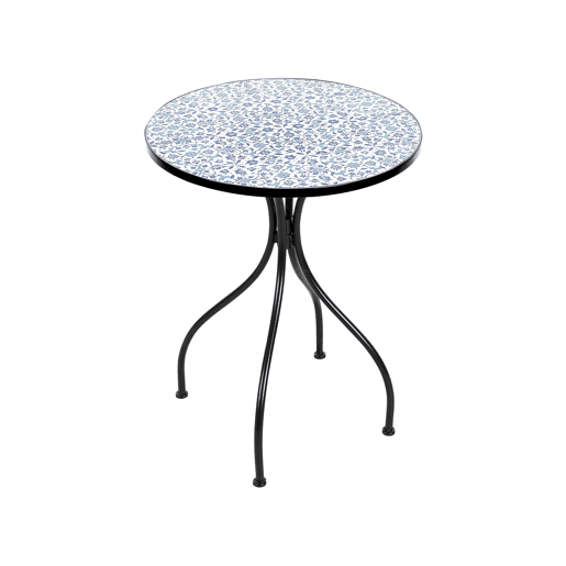 Mesa bistrô CHAPECO 60 cm 60 cm Metal Preto