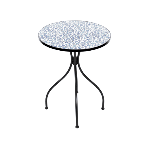 Mesa bistrô CHAPECO 60 cm 60 cm Metal Preto