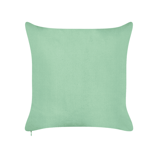 Conjunto de 2 almofadas de jardim FLYLEAF Padrão de plantas 45 x 45 cm Verde