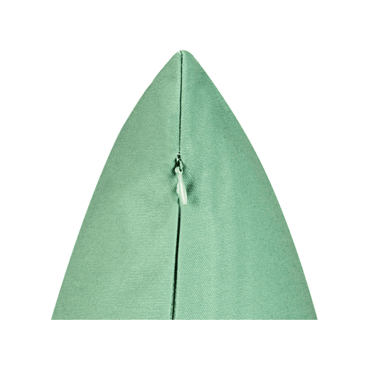 Conjunto de 2 almofadas de jardim FLYLEAF Padrão de plantas 45 x 45 cm Verde
