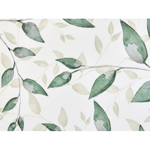 Conjunto de 2 almofadas de jardim FLYLEAF Padrão de plantas 45 x 45 cm Verde