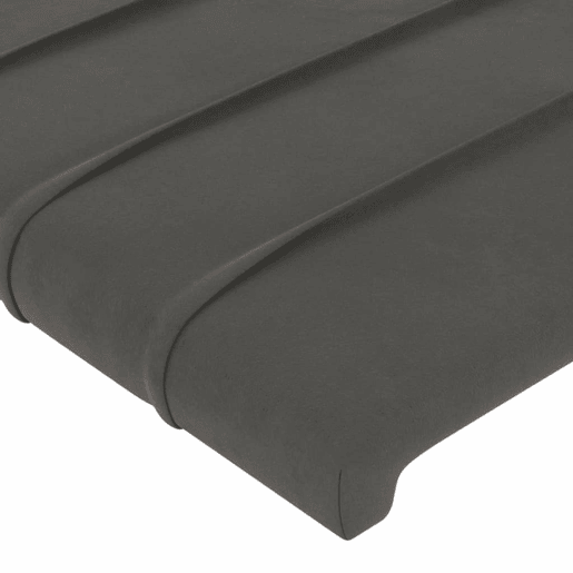 vidaXL Cabeceira de cama c LED veludo 183x16x118128 cm cinza-escuro vidaXL Cabeceira de cama c LED veludo 183x16x118128 cm cinza-escuro