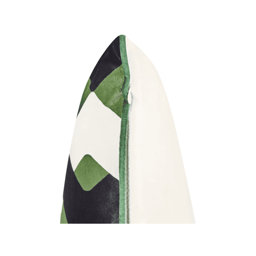 Conjunto de 2 almofadas de jardim SWAY Padrão geométrico 30 x 50 cm Multicolor