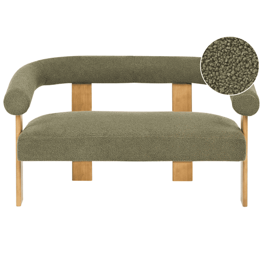 Sofá ILBRO Bouclé 2 lugares Sofá ILBRO Bouclé 2 lugares