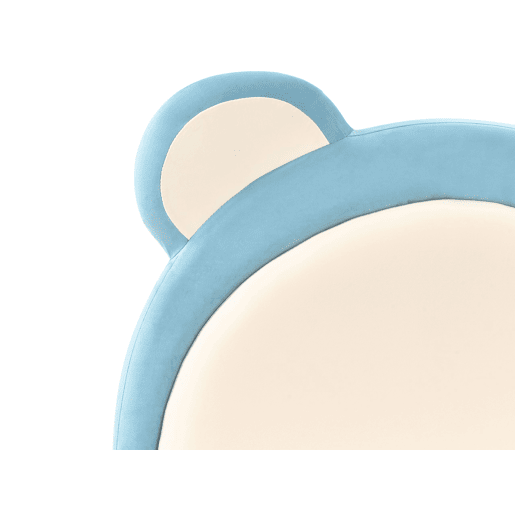 Cama infantil Urso de peluche Veludo MAILLES 90 x 200 cm Azul