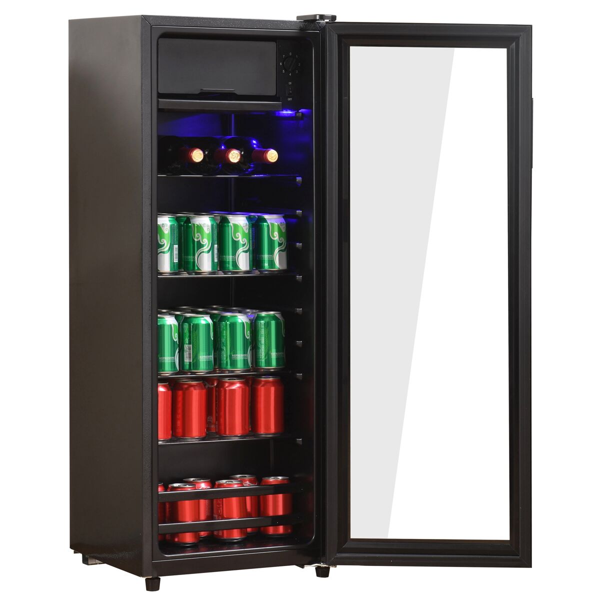 Frigorífico mini de acero inoxidable