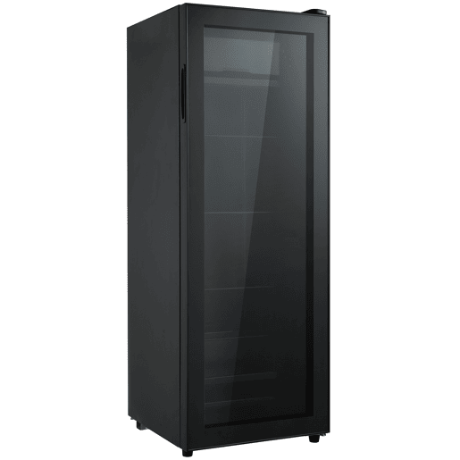 Frigorífico mini 109,5cm 128L de aço inoxidável com 1 porta,preto