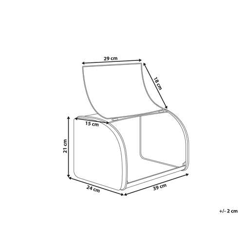 Caixa para pão CAROUBE Metal Branco Caixa para pão CAROUBE Metal Branco