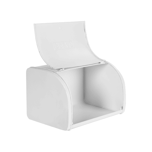 Caixa para pão CAROUBE Metal Branco Caixa para pão CAROUBE Metal Branco
