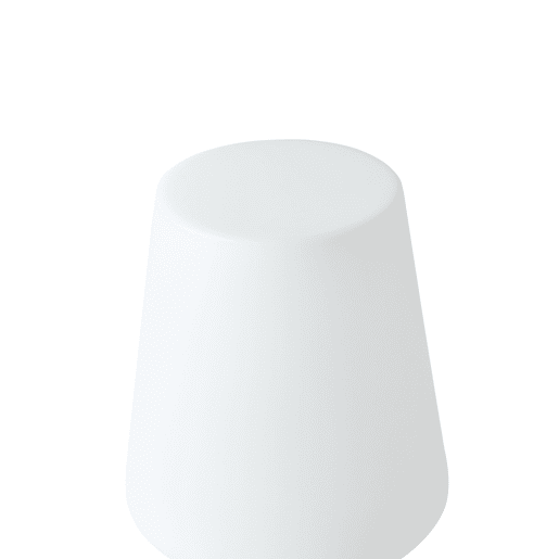 Candeeiro de pé LED para exterior SABANAS Branco