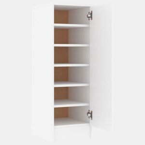 vidaXL Armário para sapatos 32x35x92cm derivados de madeira branco