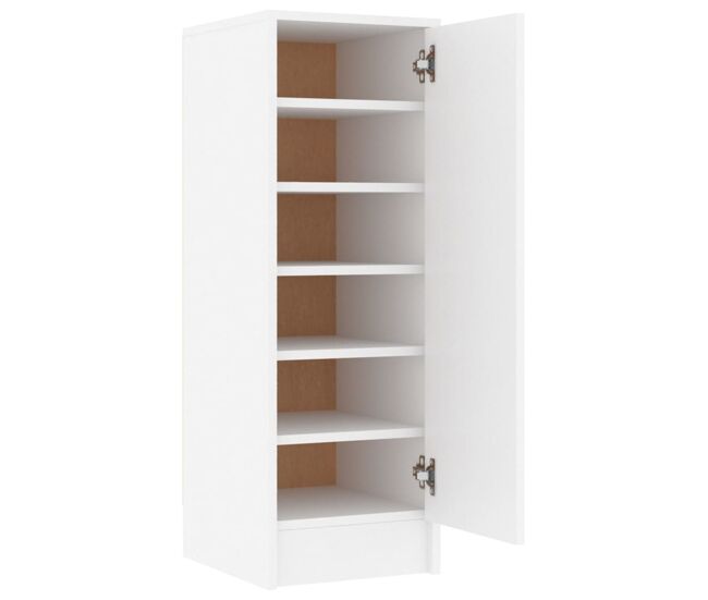 Vidaxl mueble zapatero de aglomerado blanco 32x35x92 cm