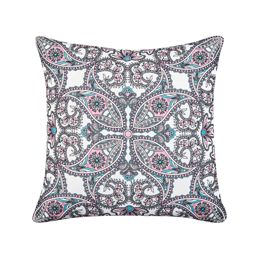 Conjunto de 3 almofadas de jardim TIDE Sólido Padrão oriental 45 x 45 cm Multicolor
