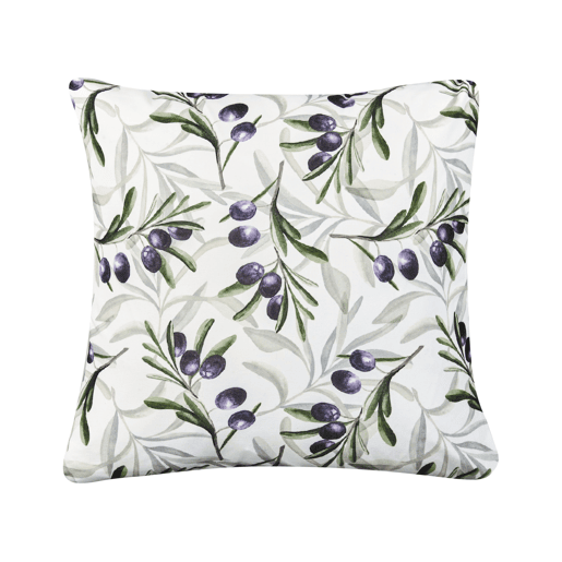 Conjunto de 2 almofadas de jardim TRANQUI Padrão de plantas 45 x 45 cm Multicolor