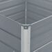 Jardinera cm acero galvanizado Jardinera cm acero galvanizado Gris