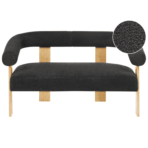 Sofá ILBRO Bouclé 2 lugares Sofá ILBRO Bouclé 2 lugares