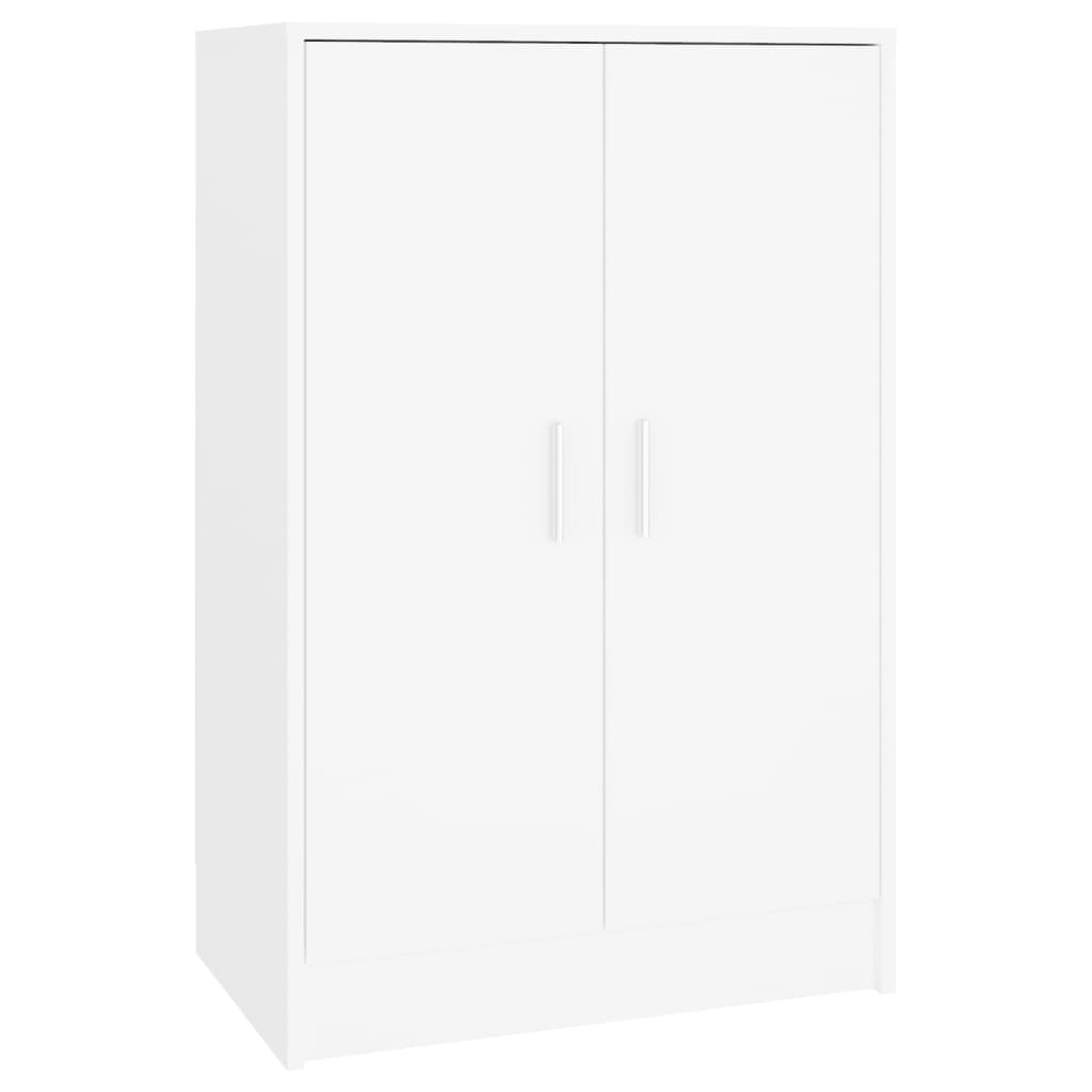 Vidaxl mueble zapatero de madera contrachapada blanco 60x35x92 cm