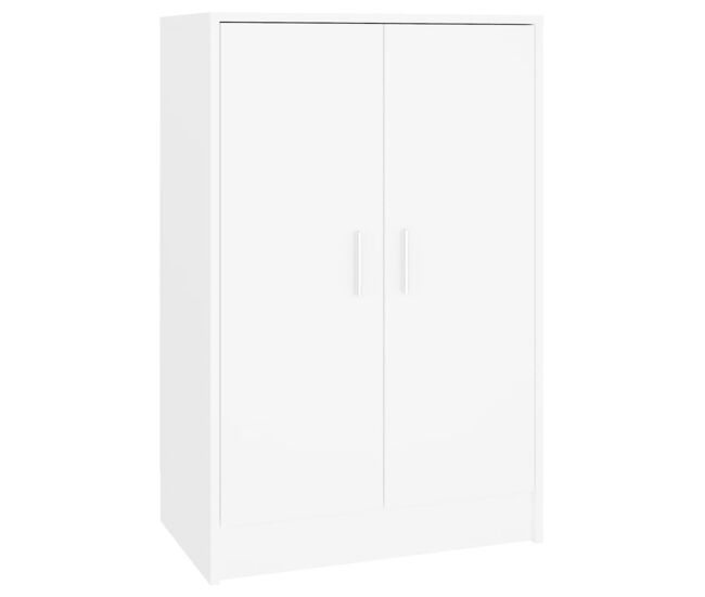 Vidaxl mueble zapatero de madera contrachapada blanco 60x35x92 cm