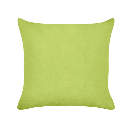 Conjunto de 2 almofadas de jardim SEASIDE Padrão de plantas 45 x 45 cm Verde