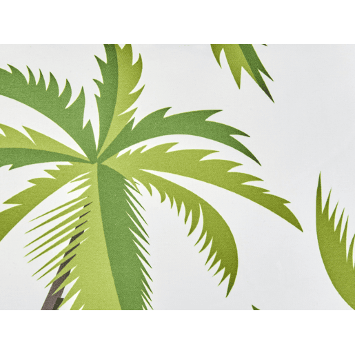Conjunto de 2 almofadas de jardim SEASIDE Padrão de plantas 45 x 45 cm Verde