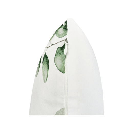 Conjunto de 2 almofadas de jardim BOSQUE Padrão de plantas 45 x 45 cm Verde