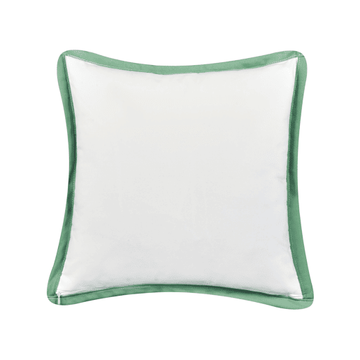 Conjunto de 2 almofadas de jardim MEADOW Padrão de plantas 45 x 45 cm Verde