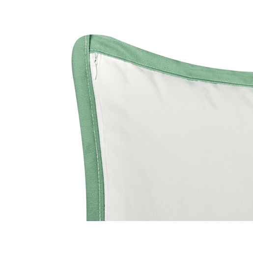 Conjunto de 2 almofadas de jardim MEADOW Padrão de plantas 45 x 45 cm Verde