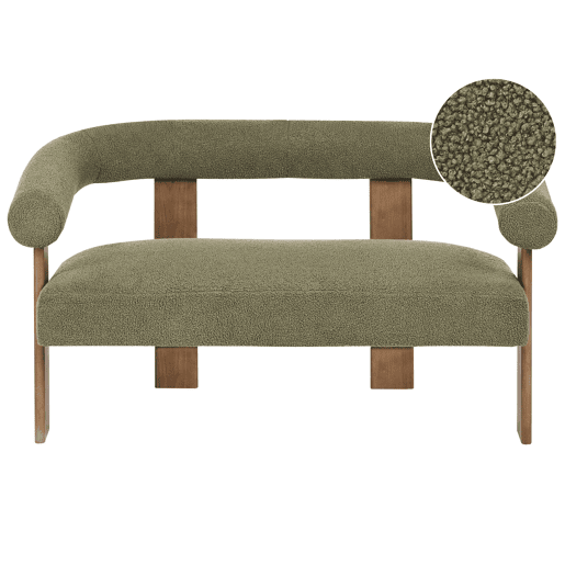Sofá ILBRO Bouclé 2 lugares Sofá ILBRO Bouclé 2 lugares