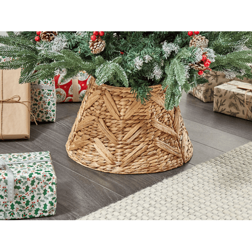 Saia para árvore de Natal SAPIN Flor de Jacinto Natural 45 cm