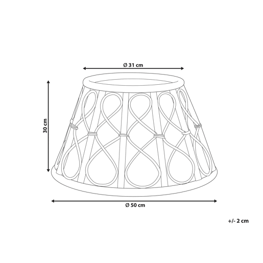 Saia para árvore de Natal AVENT Rattanvime Natural 50 cm