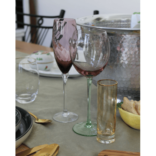 Conjunto de 4 copos de vinho DIOPSIDE 360 ml Rosa