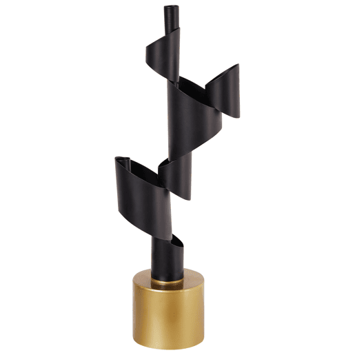 Candelabro AMILLY Metal 51 cm Preto Candelabro AMILLY Metal 51 cm Preto