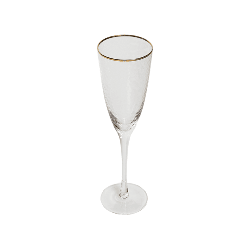 Conjunto de 4 flutes de champanhe TOPAZ 250 ml Transparente