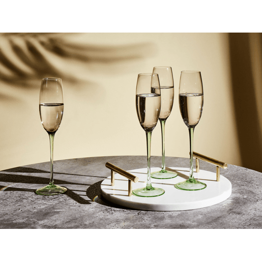 Conjunto de 4 flutes de champanhe DIOPSIDE 200 ml Rosa