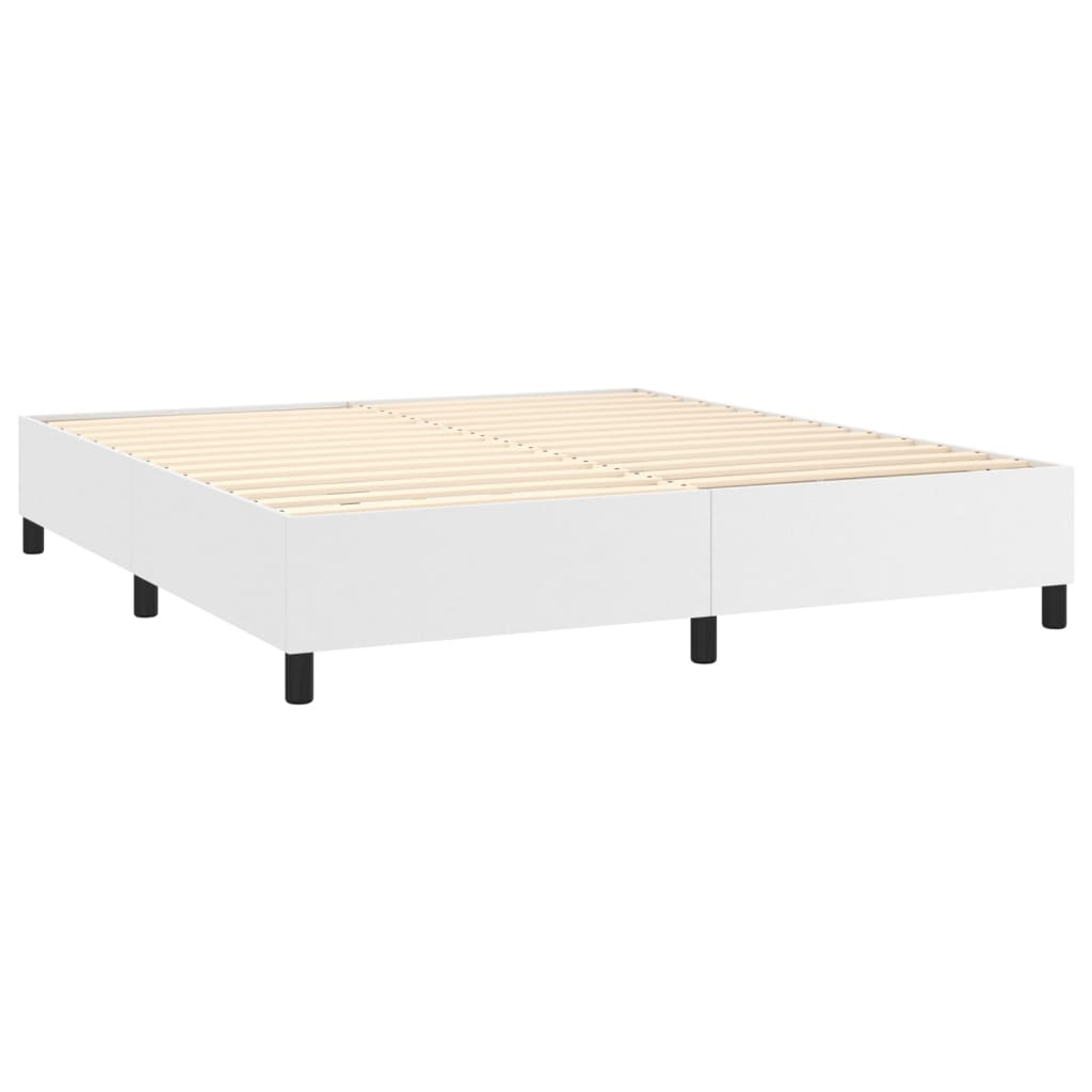 Somier de láminas sobre patas estructura de cama