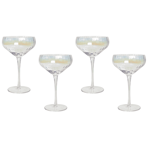 Conjunto de 4 copos de champanhe MORGANITE 300 ml Transparente