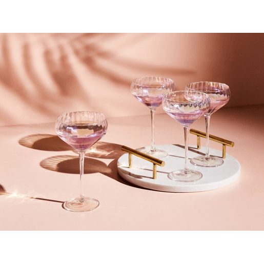 Conjunto de 4 copos de champanhe MORGANITE 300 ml Transparente