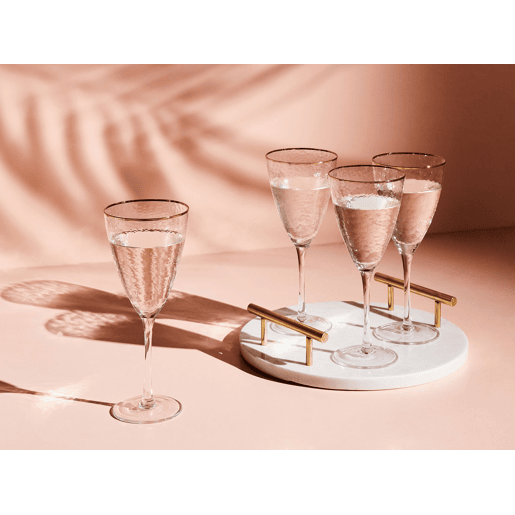 Conjunto de 4 copos de vinho TOPAZ 380 ml Transparente