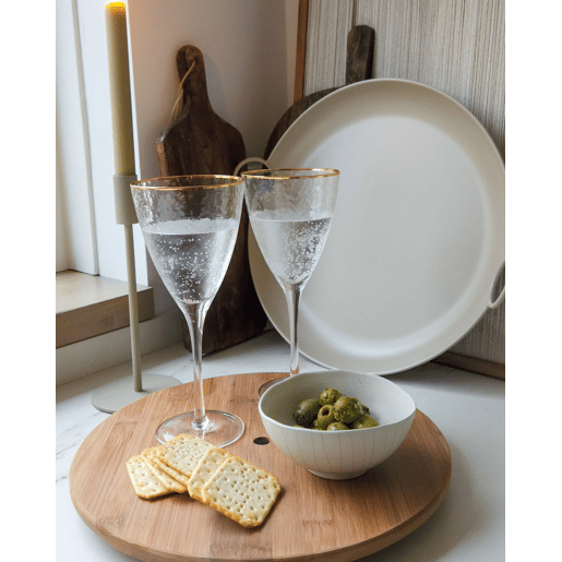 Conjunto de 4 copos de vinho TOPAZ 380 ml Transparente