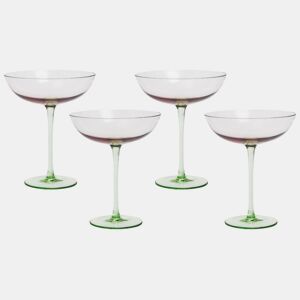 Conjunto de 4 copos para martini DIOPSIDE 250 ml Rosa