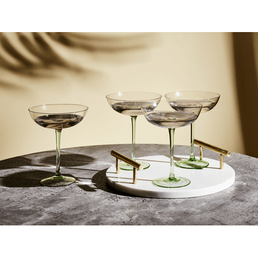 Conjunto de 4 copos para martini DIOPSIDE 250 ml Rosa