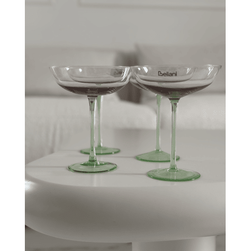 Conjunto de 4 copos para martini DIOPSIDE 250 ml Rosa