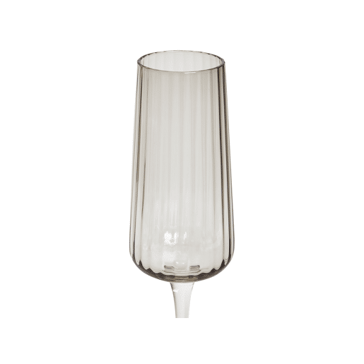 Conjunto de 4 flutes de champanhe QUARTZ 230 ml Cinzento Conjunto de 4 flutes de champanhe QUARTZ 230 ml Cinzento