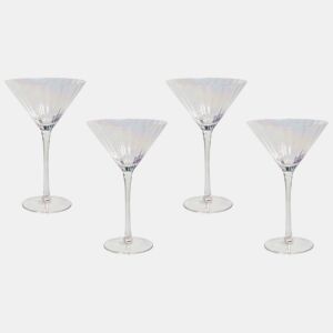 Conjunto de 4 copos para martini MORGANITE 220 ml Transparente